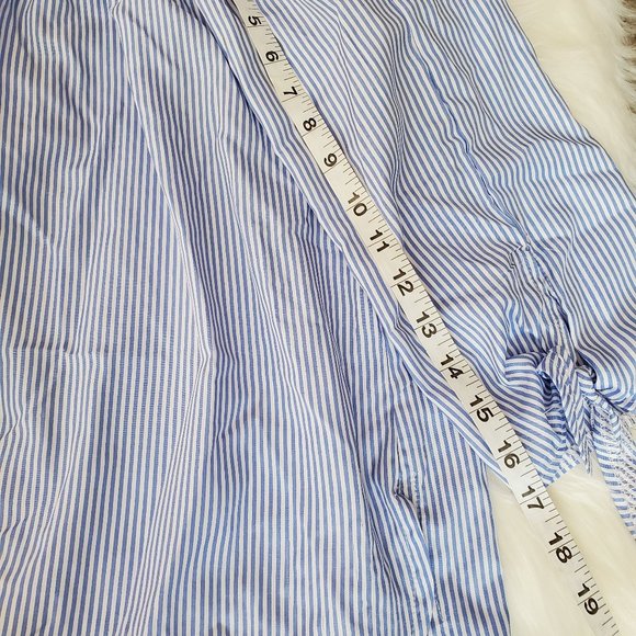 Simply Couture Off Shoulder/Blue&White/Size L - Picture 4 of 8